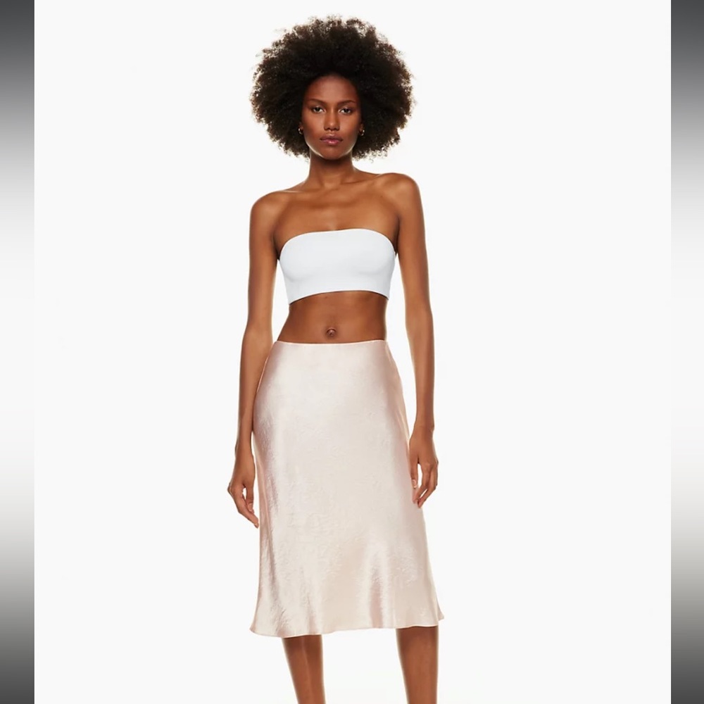 Aritzia Midi Slip Dress in Denude